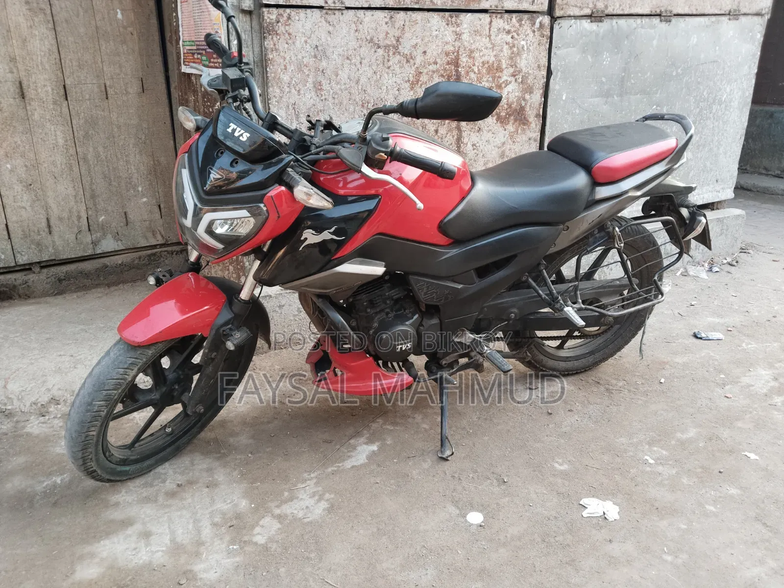 টিভিএস রাইডার ১২৫ ২০২২ রেড