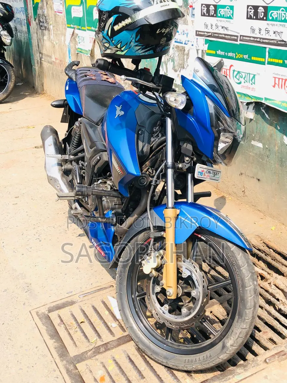 TVS Apache RTR 160 2V 2019 Blue