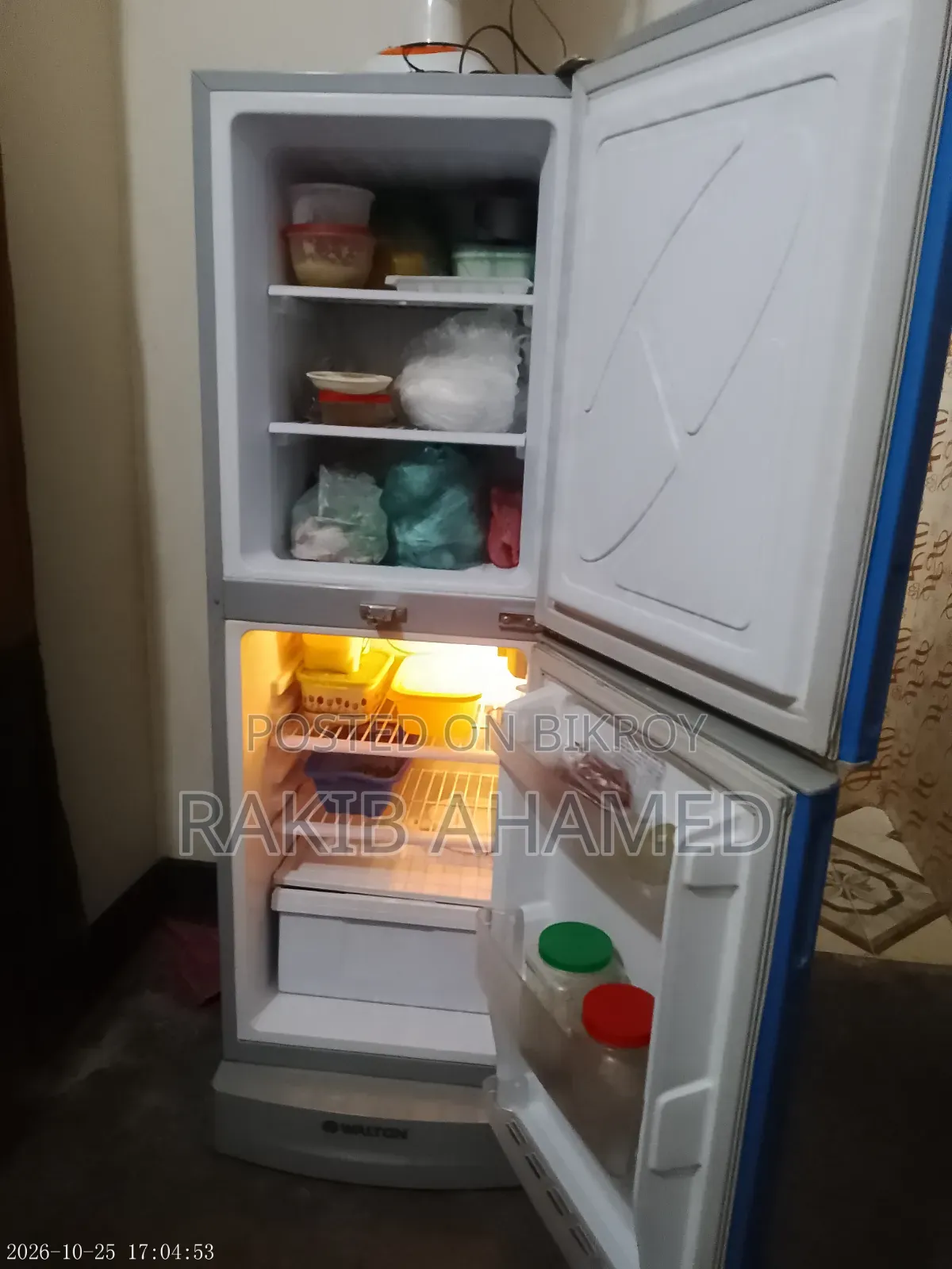ওয়ালটন ফ্রিজ বিক্রি করা হইবে।