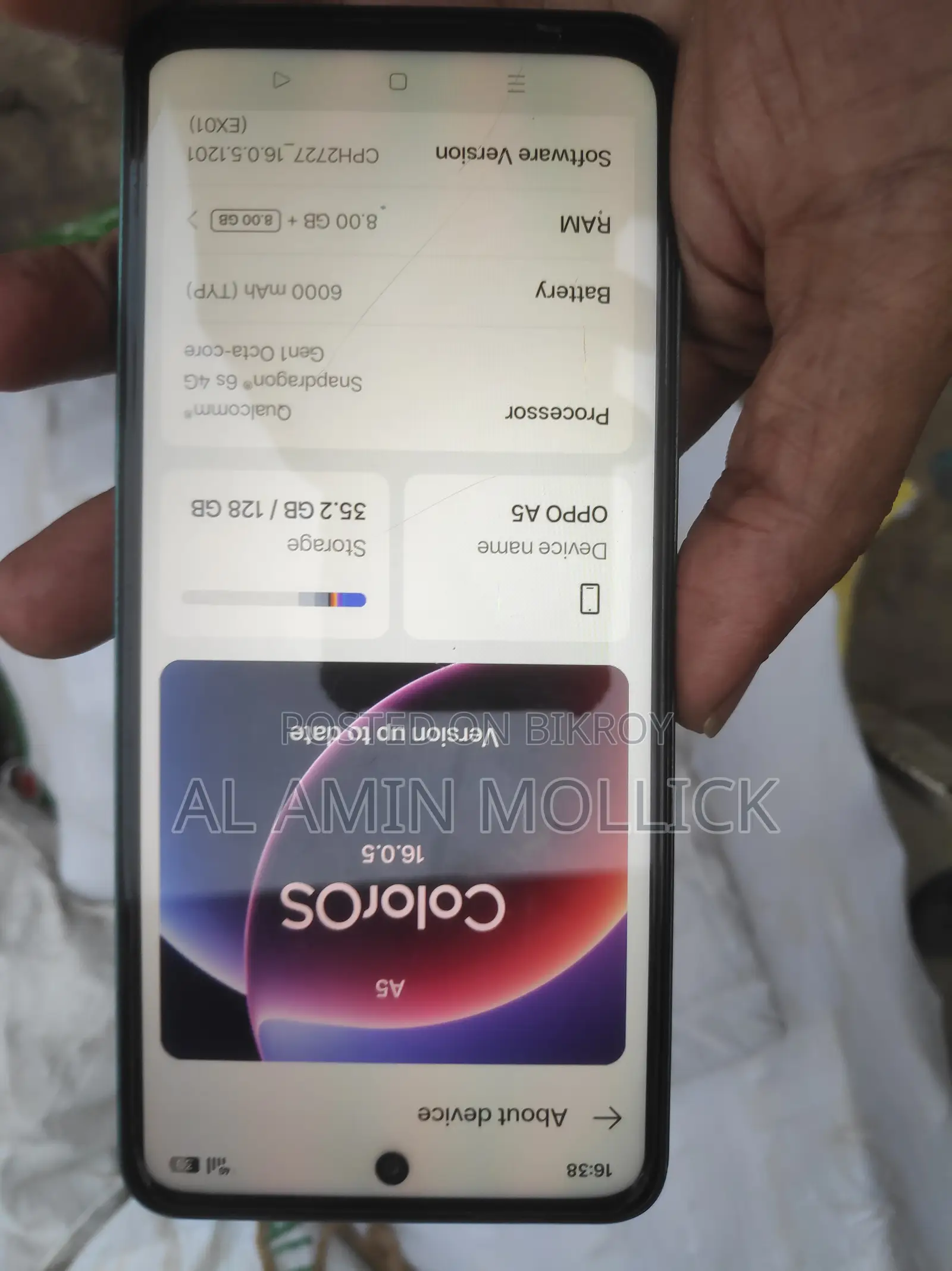 Oppo A5 128 GB Gray