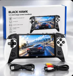BLACK Handheld Game Console Black Hawk