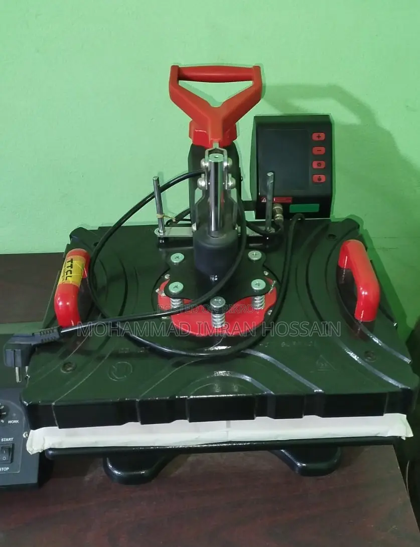 হিট প্রেস মেশিন ‍বিক্রয় করা হবে একদম নতুন