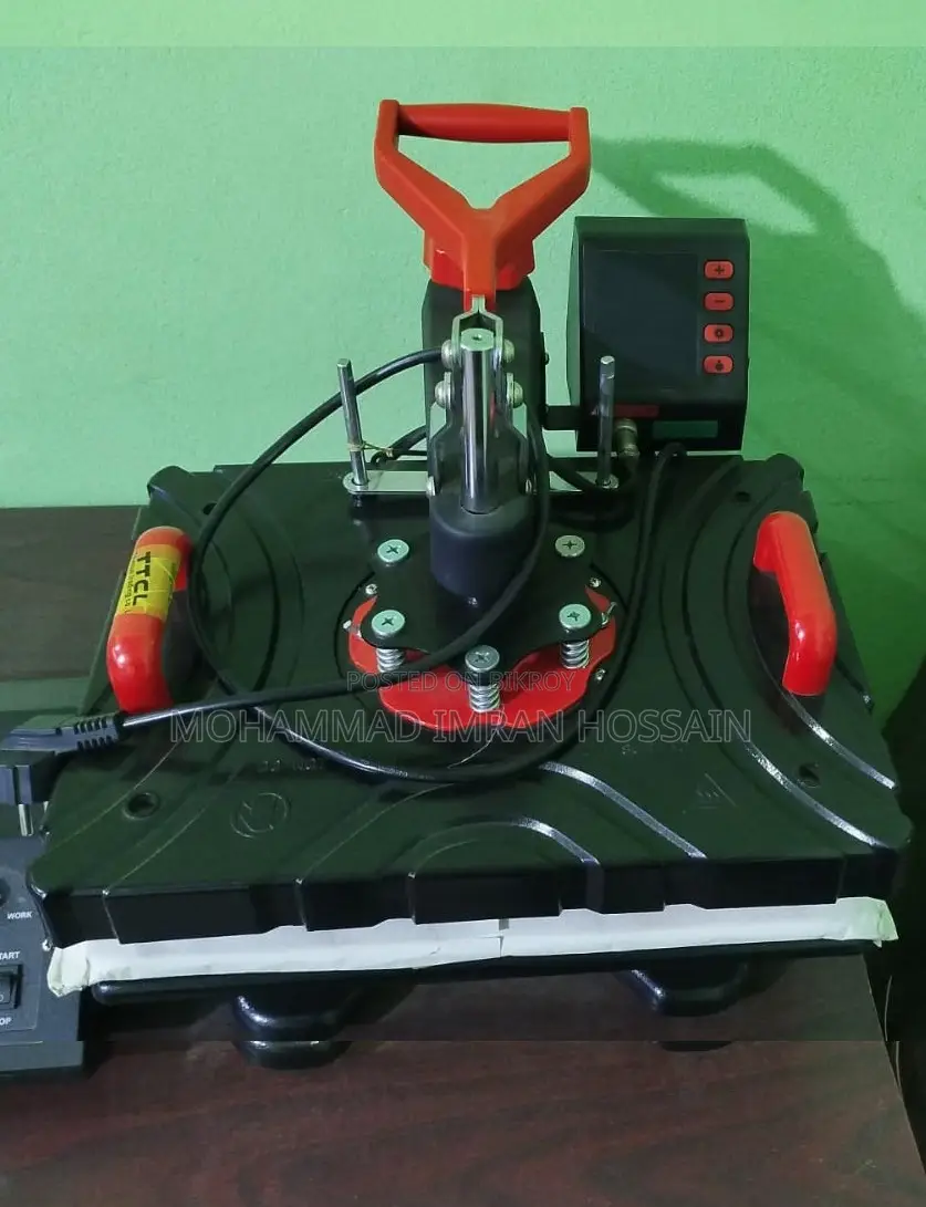 হিট প্রেস মেশিন ‍বিক্রয় করা হবে একদম নতুন