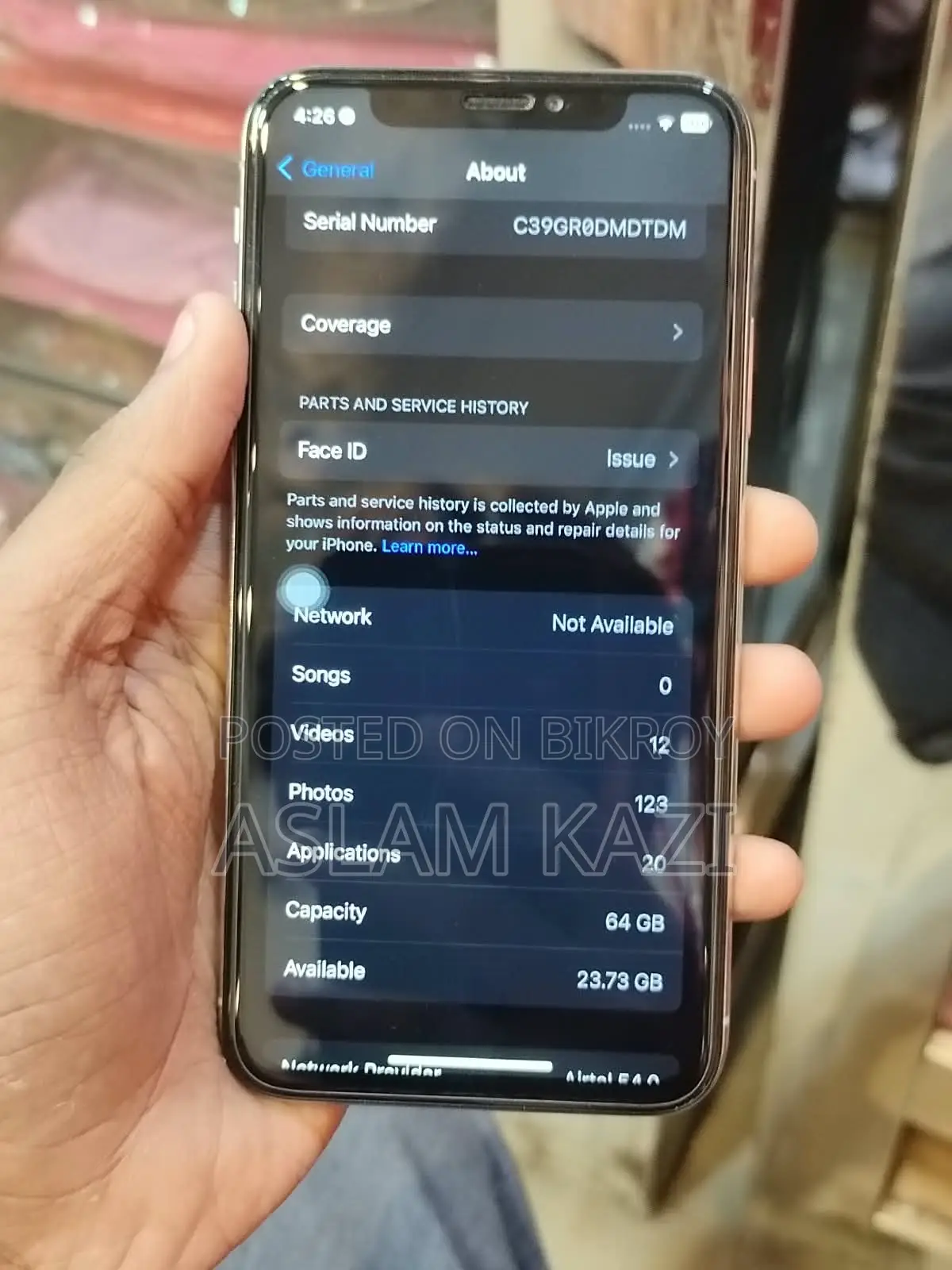 Apple iPhone X 64 GB White