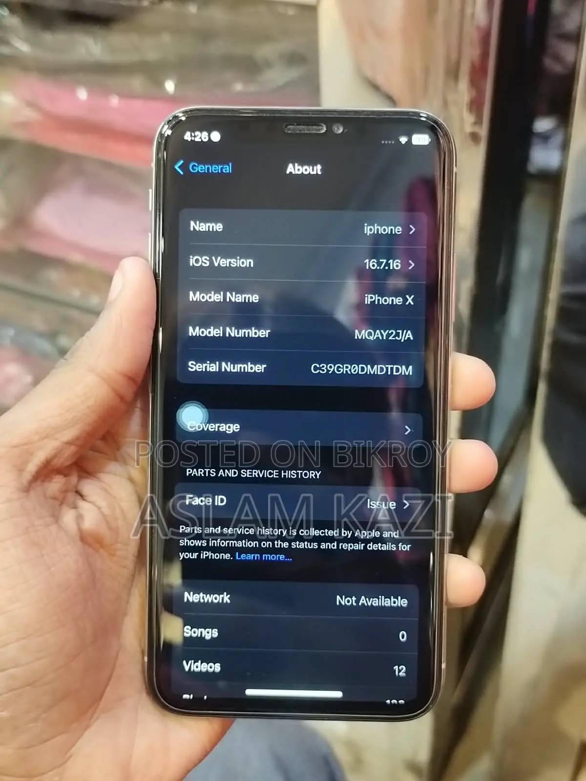 Apple iPhone X 64 GB White