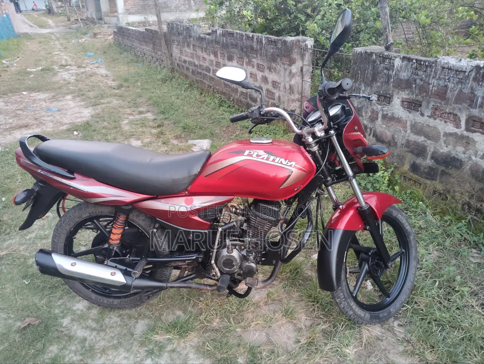 Bajaj Platina 125 2012 Red