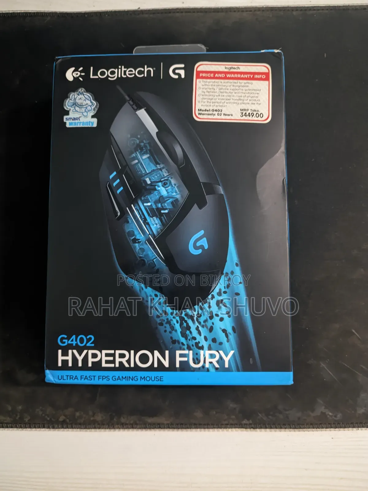Logitech G402 Hyperion Fury Gaming Mouse | Warranty Available