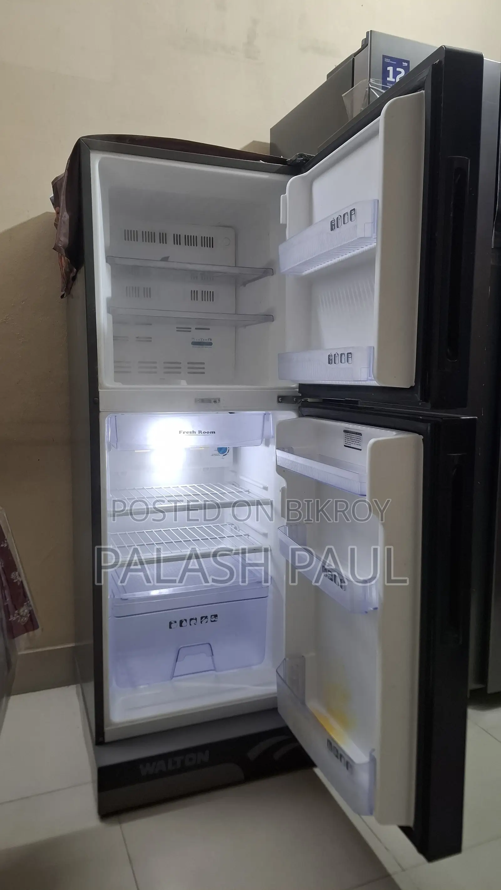 Urgent Sale Walton Non-Frost Refrigerator - Fresh Condition