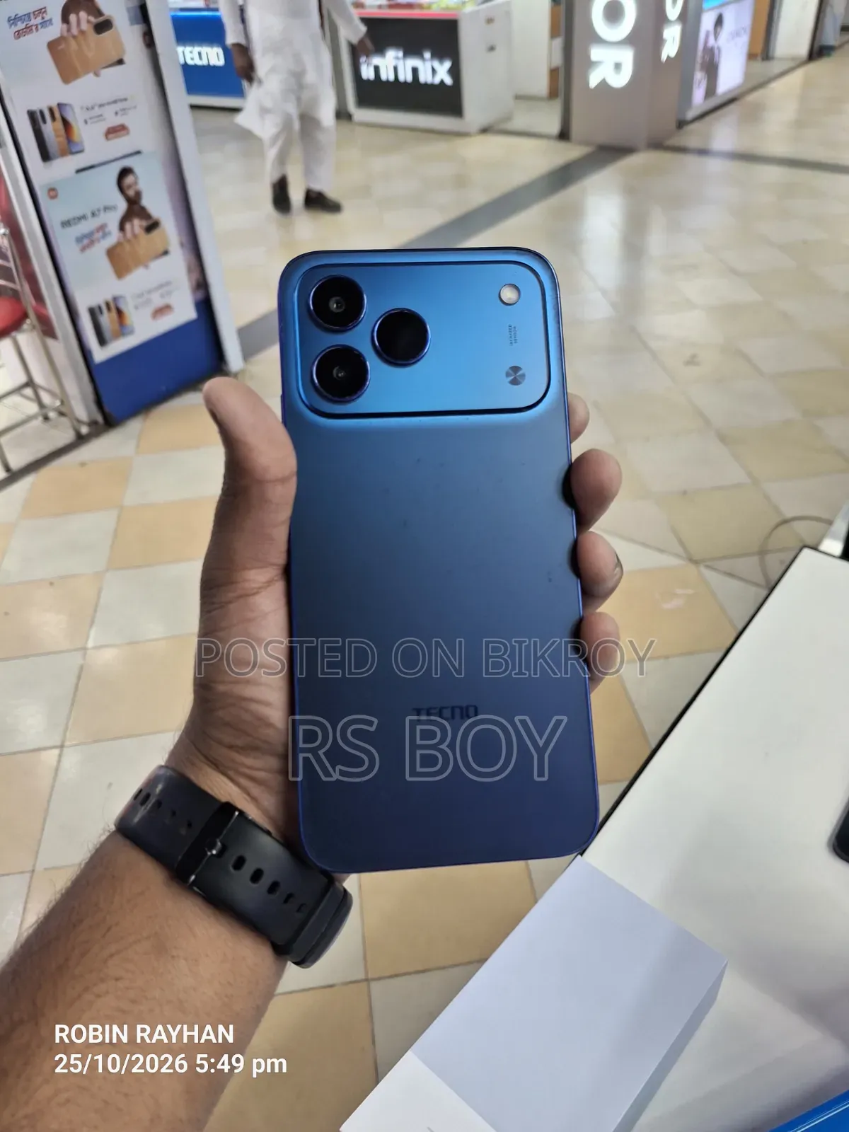 New Tecno Spark 50 128 GB Blue