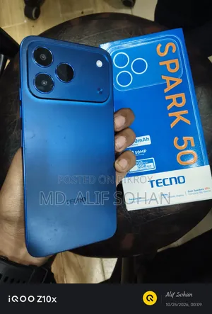 New Tecno Spark 50 128 GB Blue