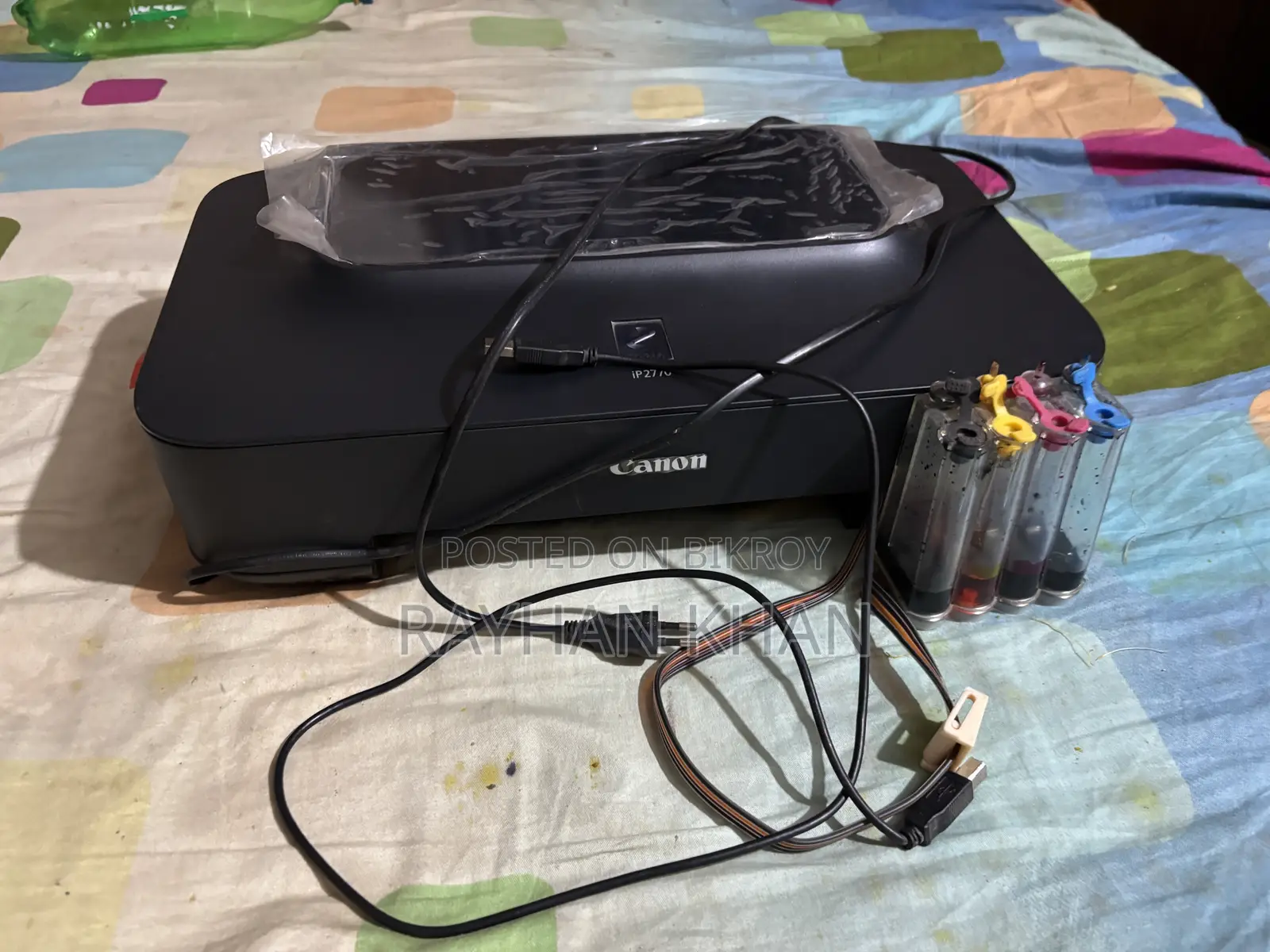 Canon Pixma IP 2770 Inkjet Printer With Original PG 810 & PG 811 Ink