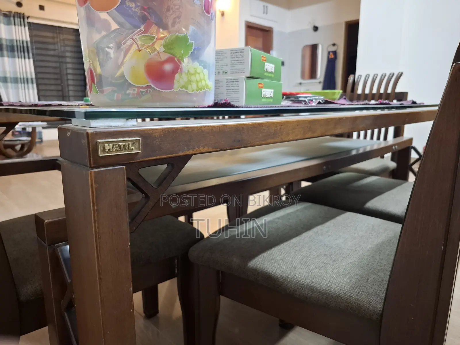 Hatil Dining Table With 6 Chairs