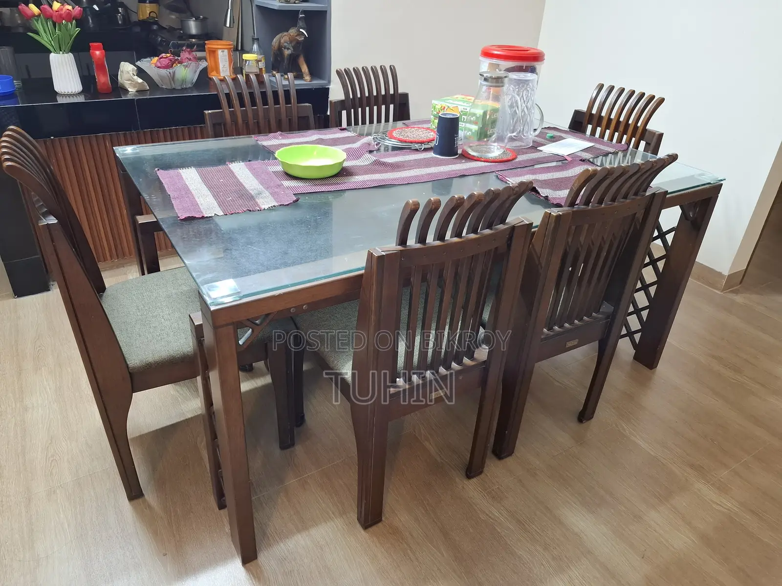 Hatil Dining Table With 6 Chairs