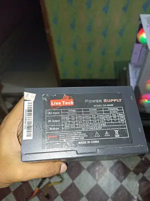 Live Tech 600W Gaming Power Supply