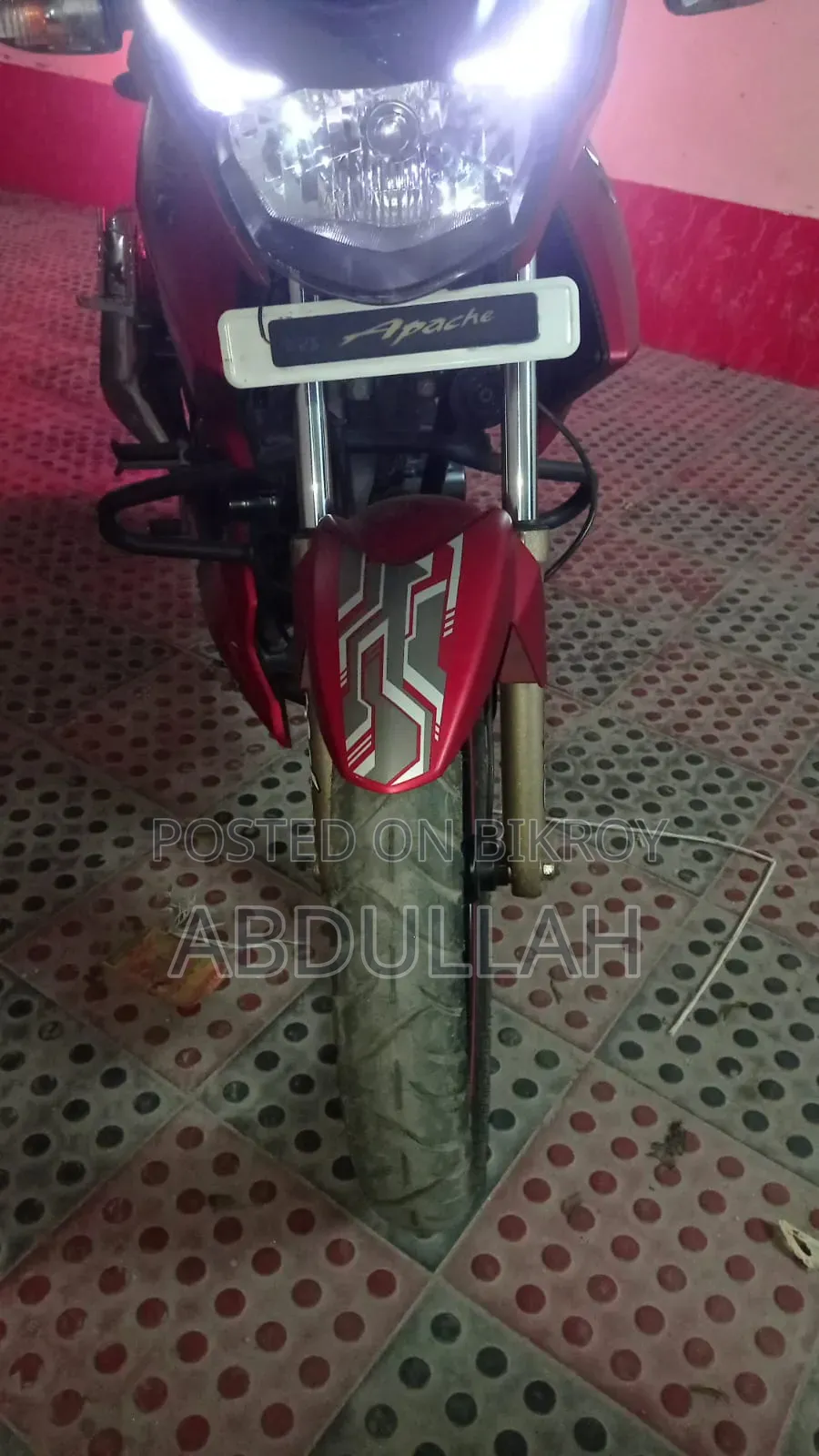 TVS Apache RTR 160 2V 2018 Red