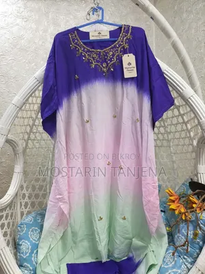 Free Size Kaftan,44 Long,lilne Cotton