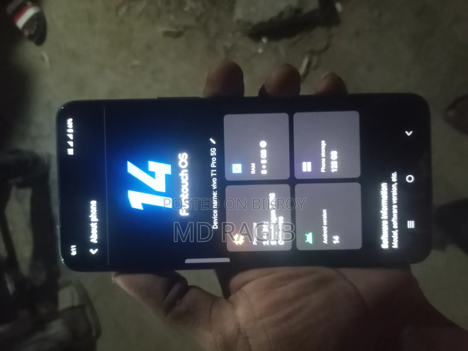 ভিভো টি১এক্স (ভারত) ১২৮ জিবি পিংক