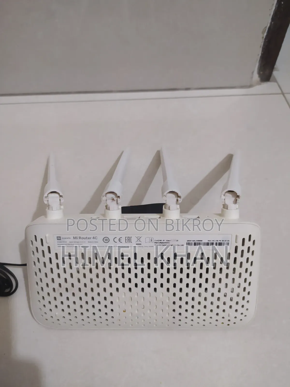 Mi 4C 300Mbps Wifi Router Full Fresh Running Conditions