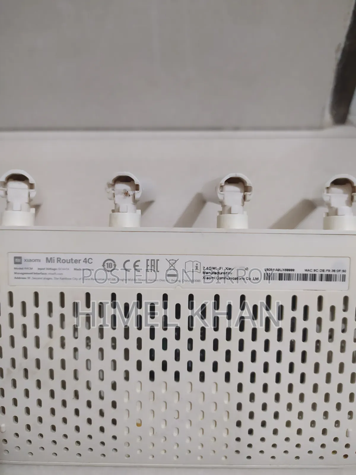 Mi 4C 300Mbps Wifi Router Full Fresh Running Conditions