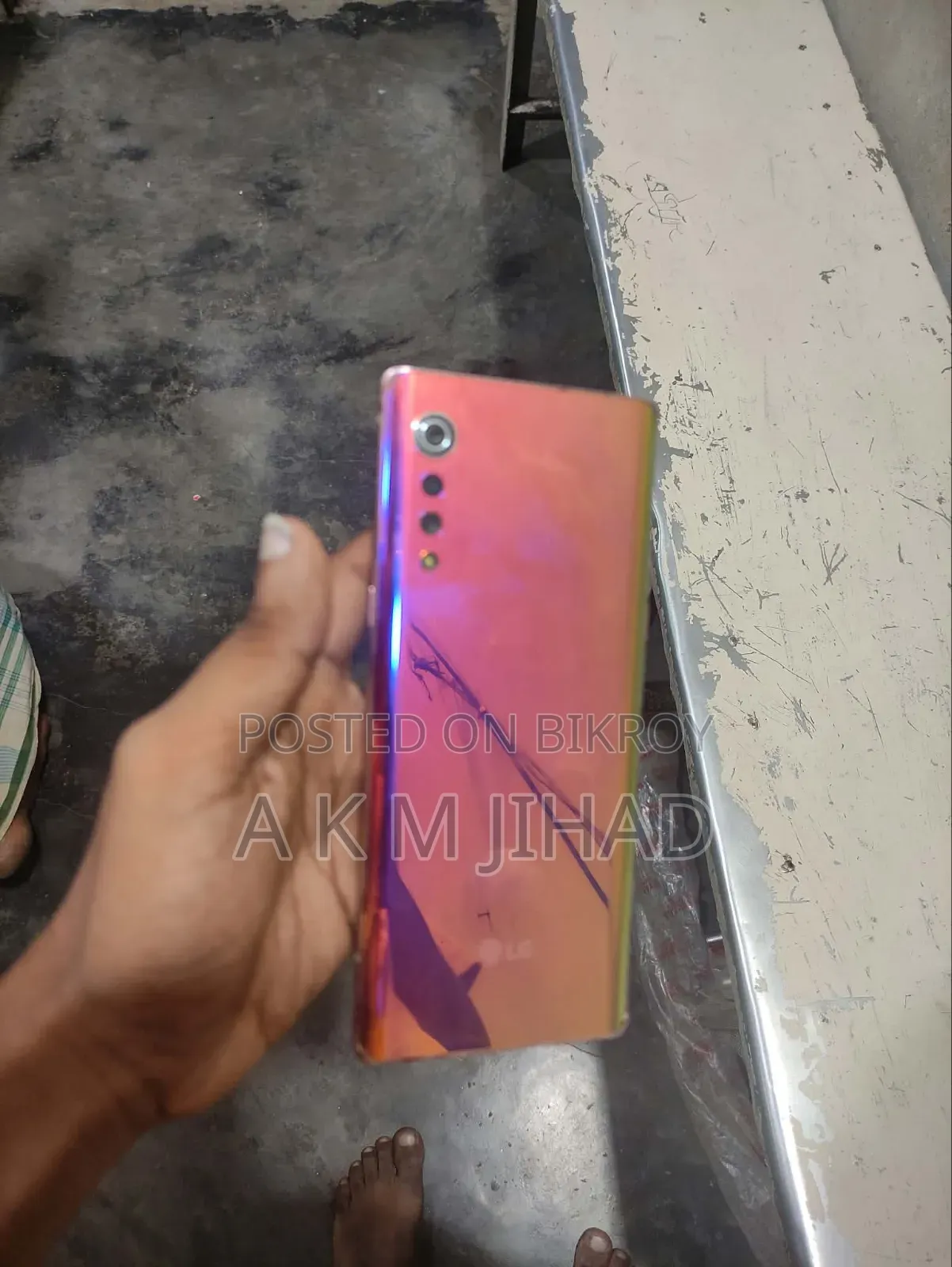 New LG Velvet 128 GB Pink