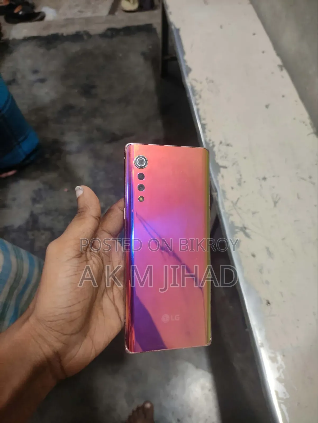 New LG Velvet 128 GB Pink