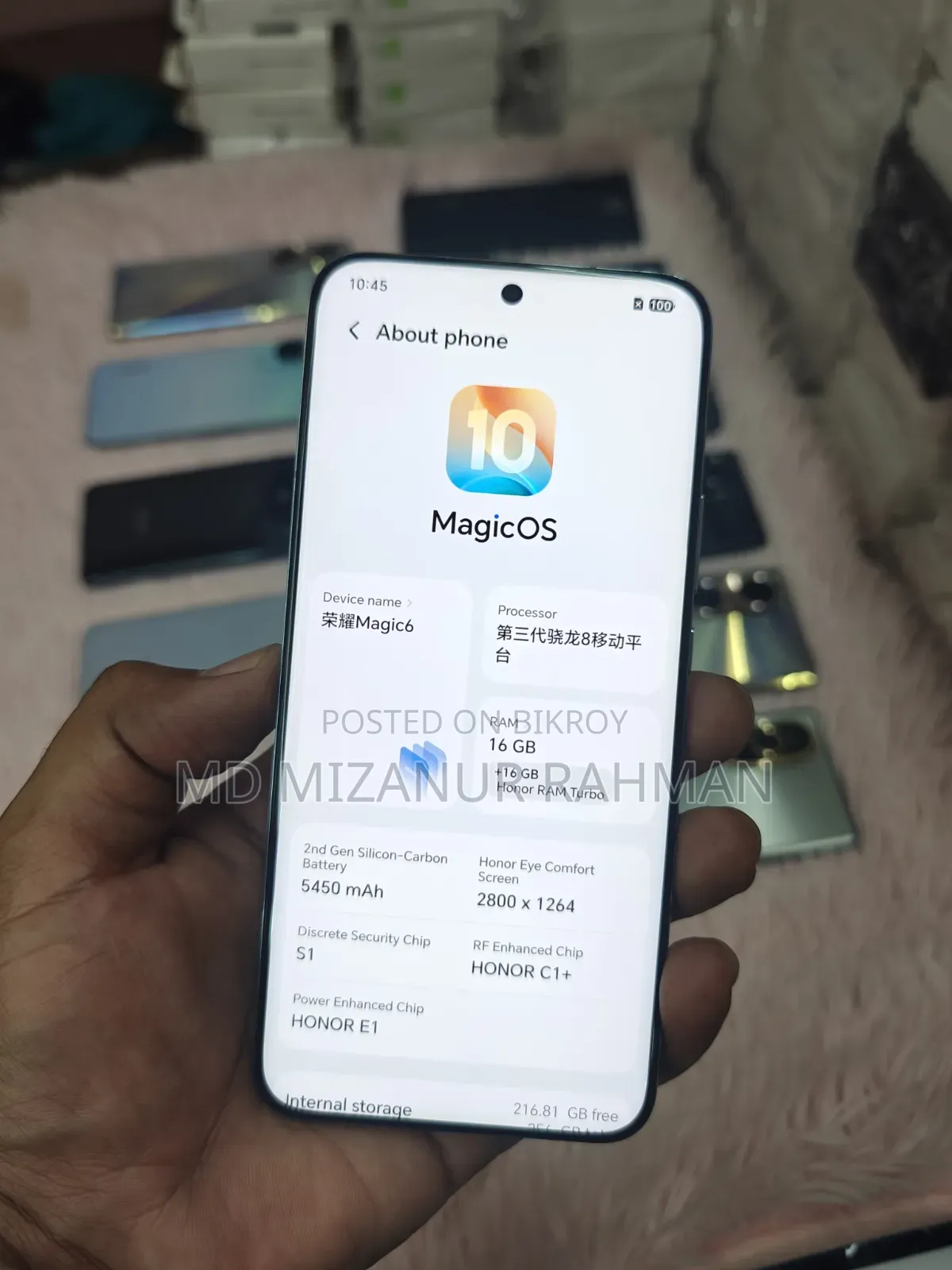 Honor Magic6 256 GB Blue