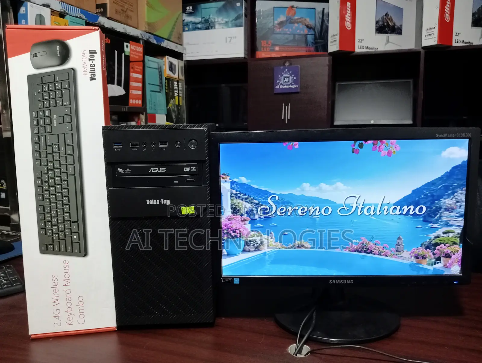 Desktop Computer Asus 4GB Intel Core i5 SSD 128GB