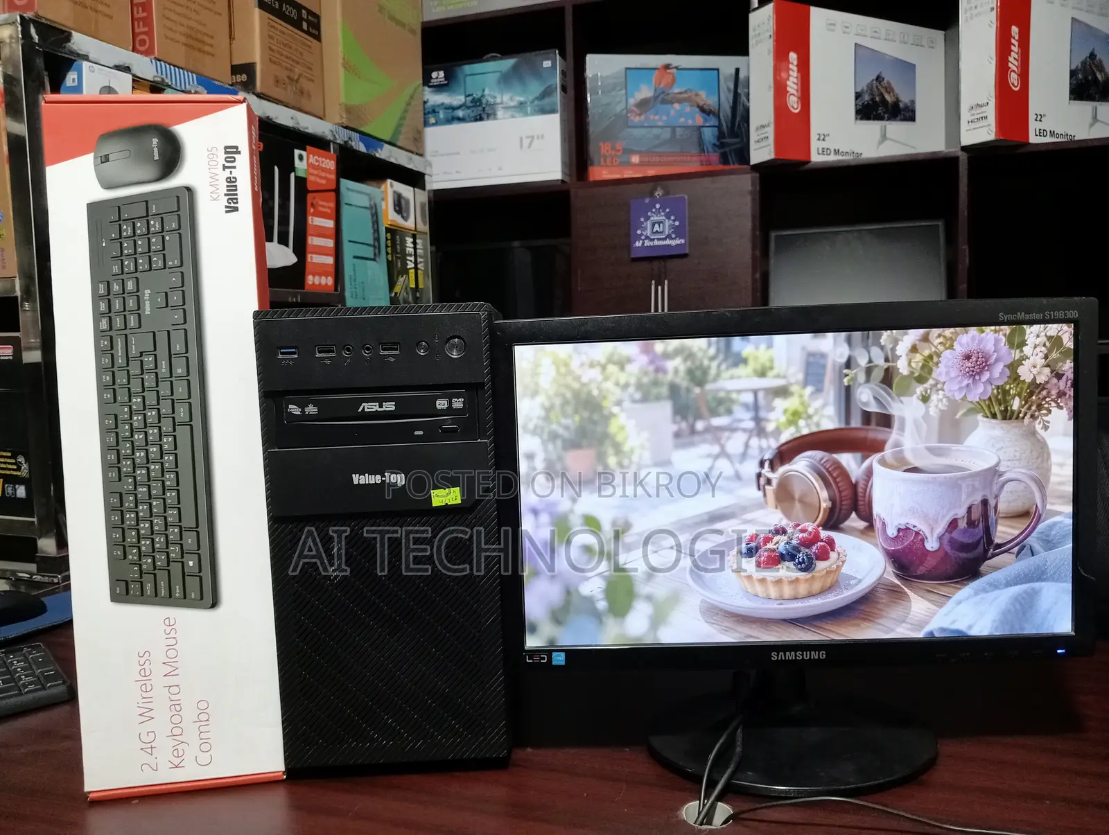 Desktop Computer Asus 4GB Intel Core i5 SSD 128GB