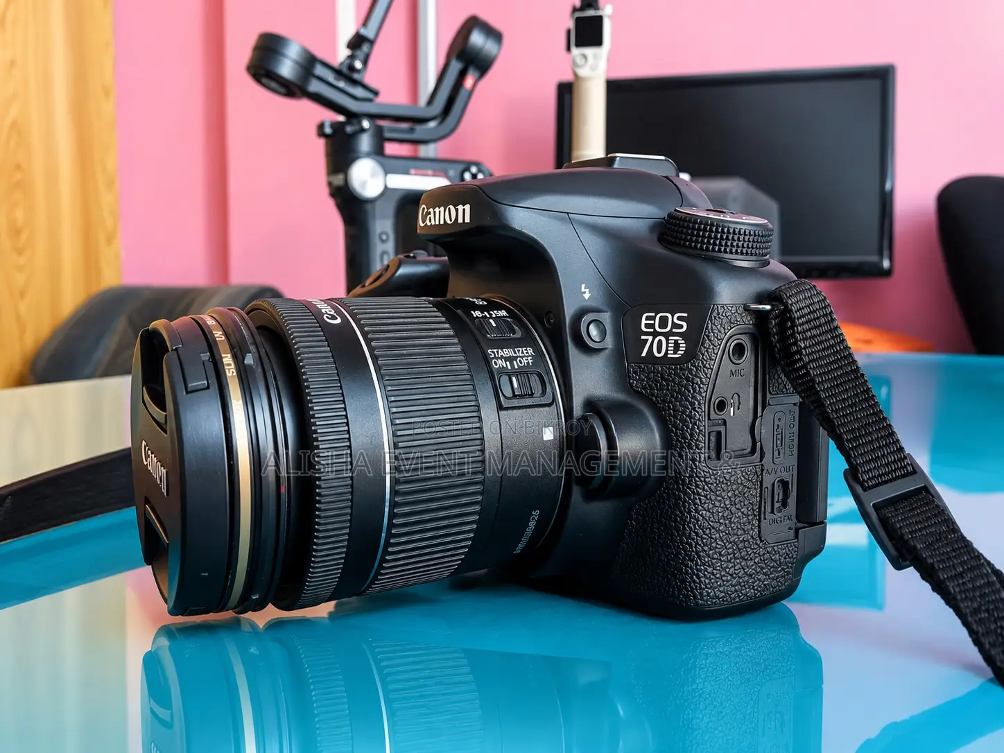 Canon 70D With 18-55mm Zoom Lens