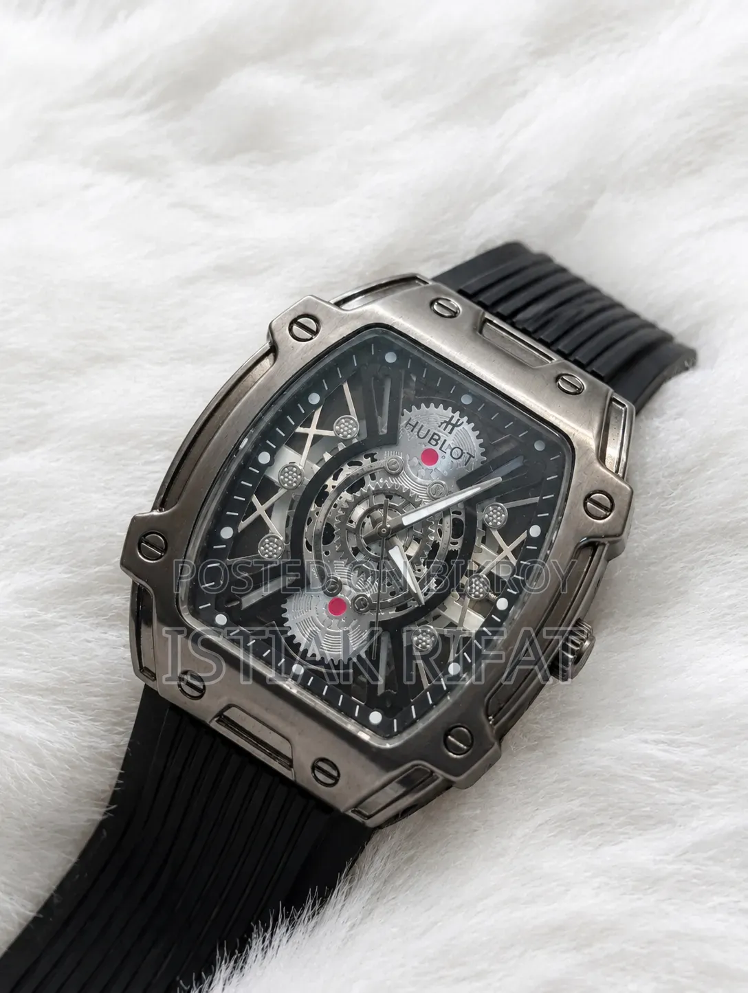 Hublot Inspired Luxury Skeleton Watch for Sale