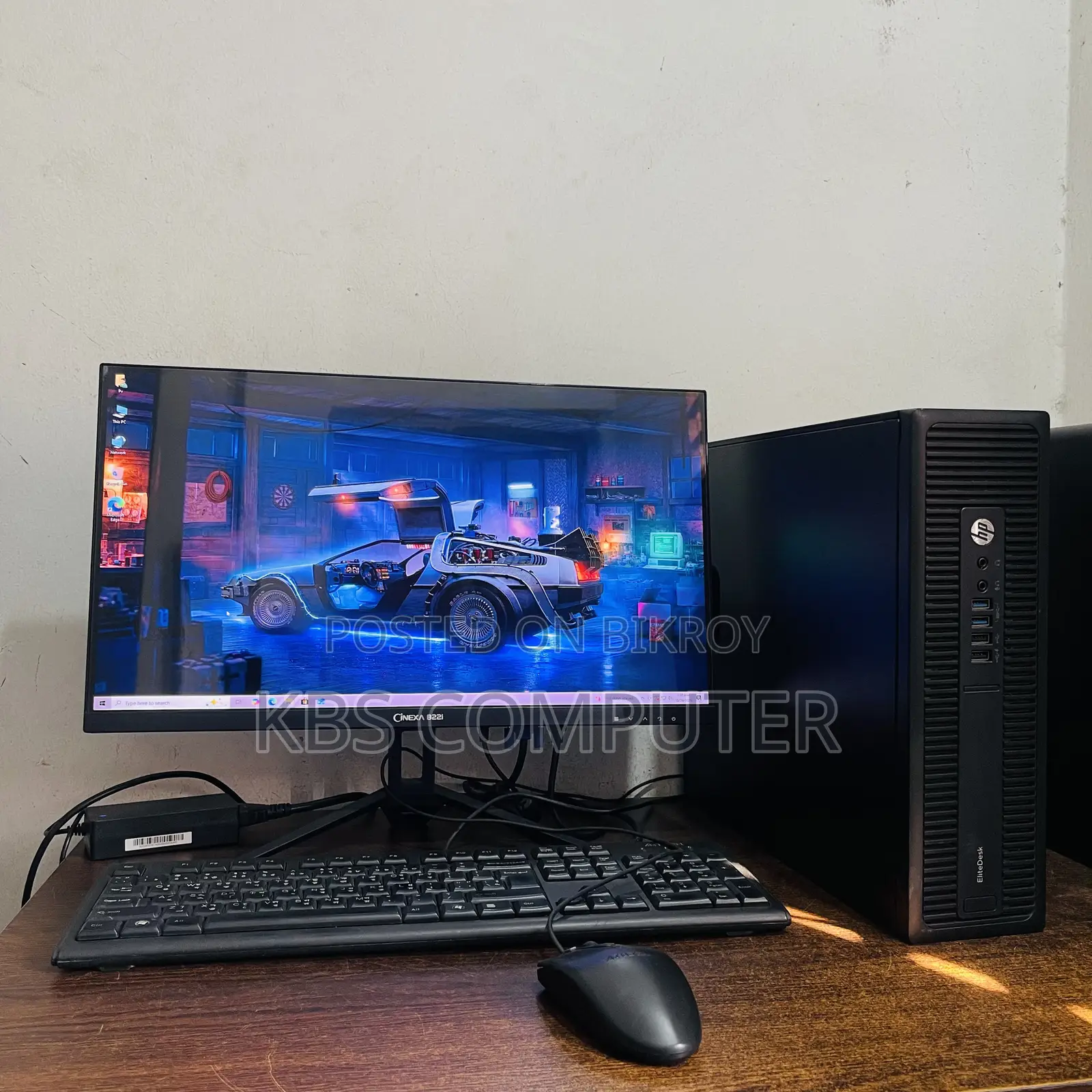 Desktop Computer HP 4GB RAM Intel Core i3 Processor 128GB SSD