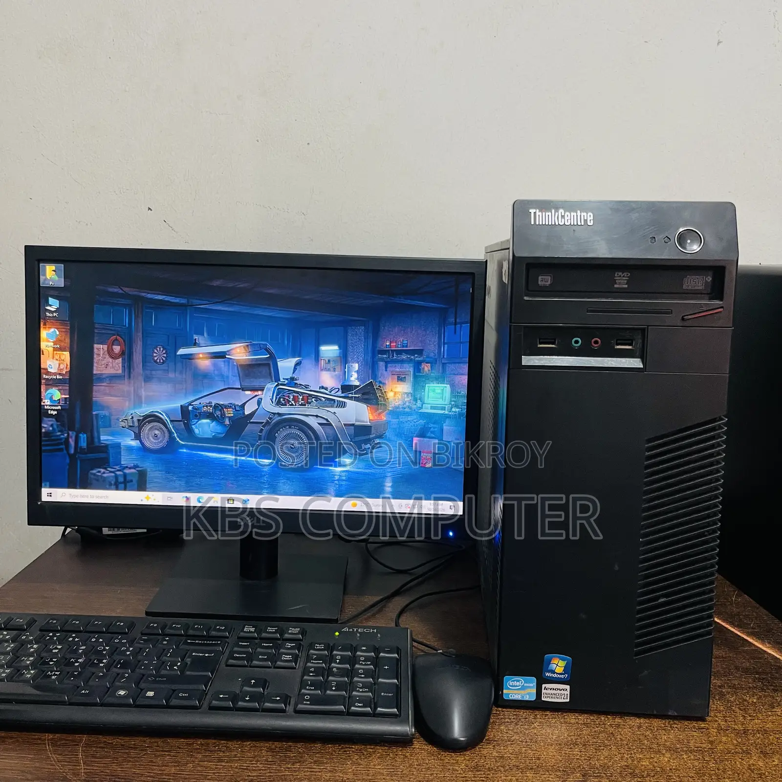 Desktop Computer Lenovo 4GB Intel Core i3 SSD 128GB