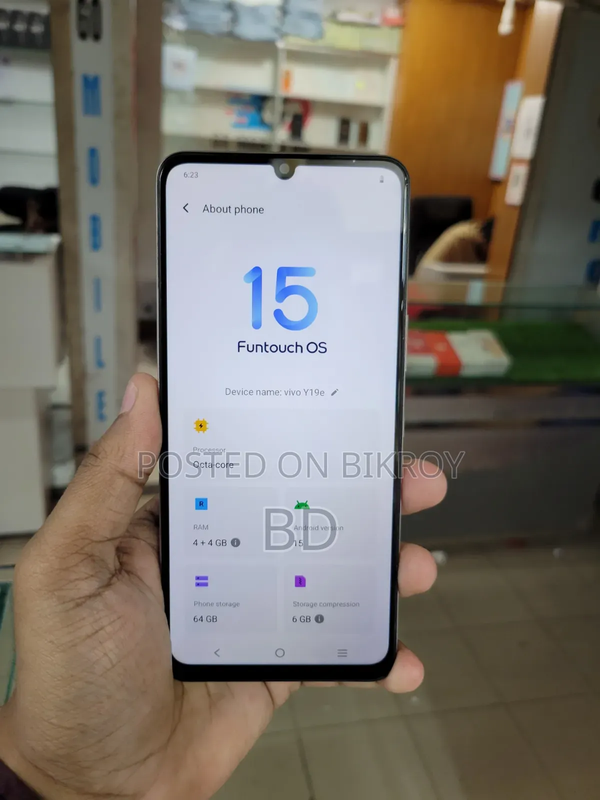 Vivo Y19e 64 GB Gold
