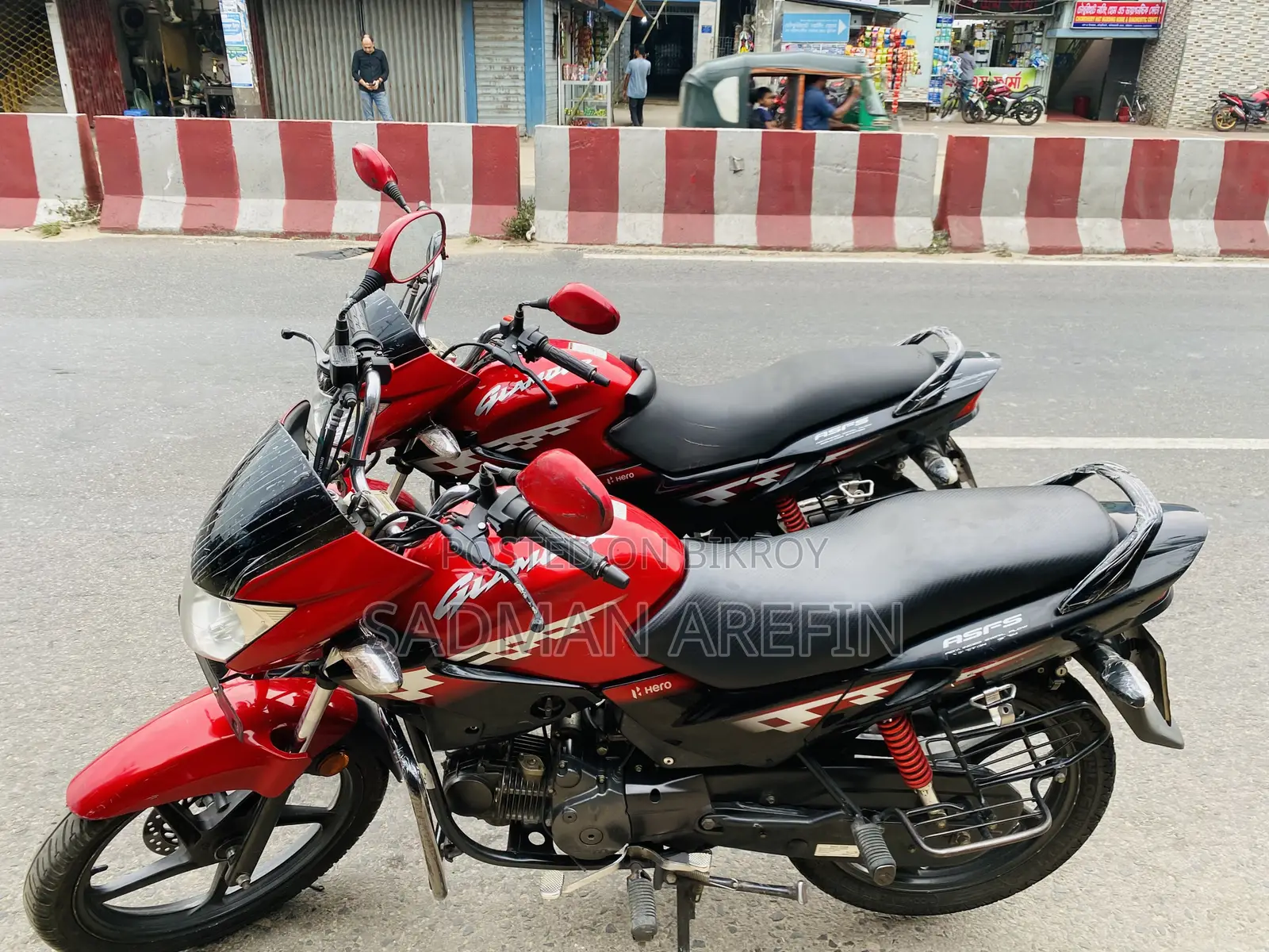 হিরো গ্ল্যামার বিএস৪ ২০২২ লাল