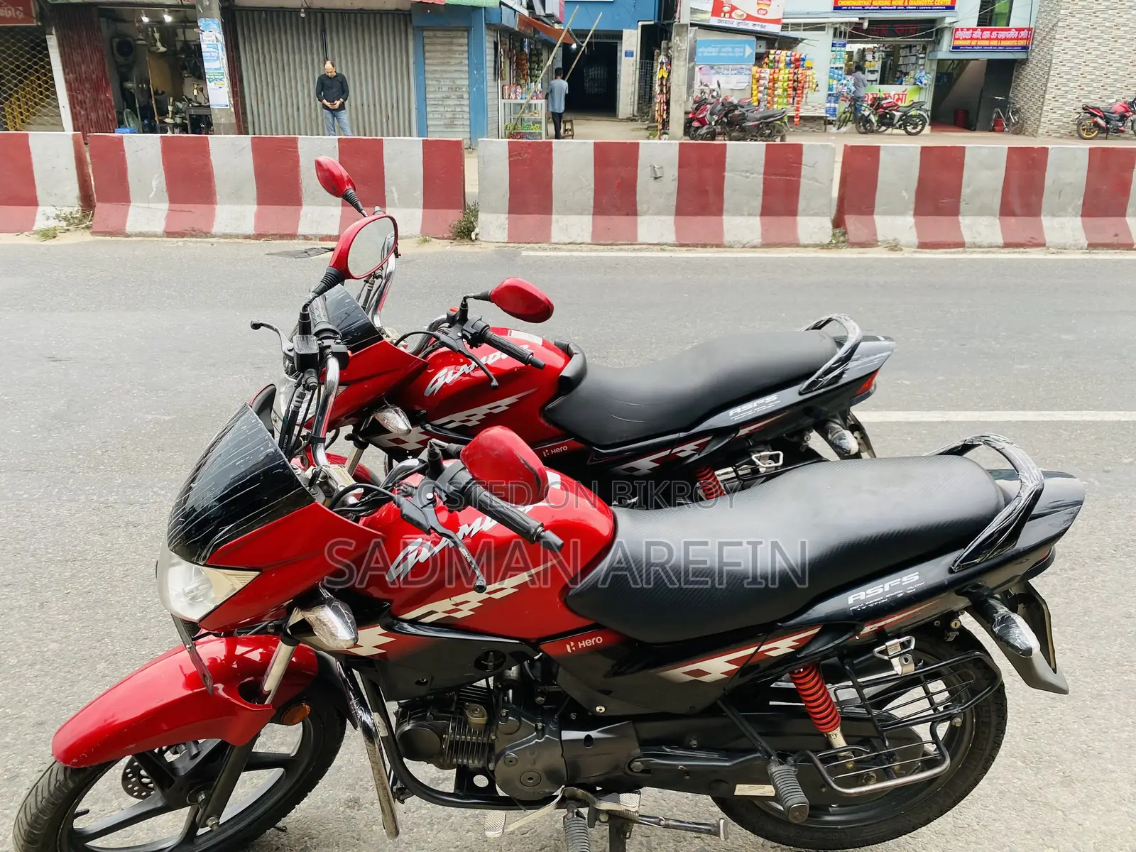হিরো গ্ল্যামার বিএস৪ ২০২২ লাল