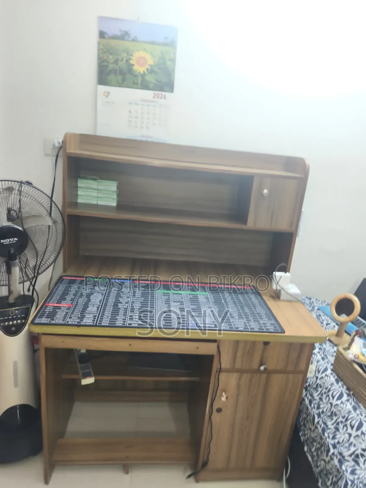 পড়ার টেবিল,কম্পিউটার ডেক্স সহ