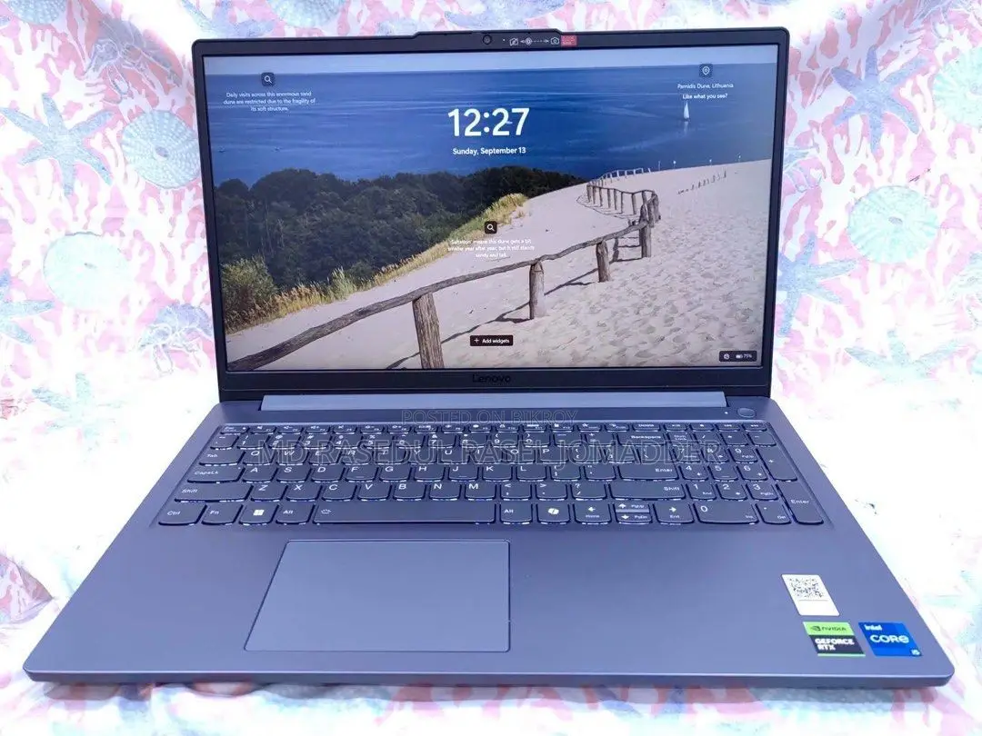 Laptop Lenovo 4GB Intel SSD 500GB