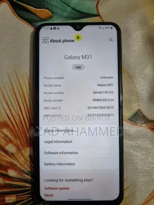 Samsung Galaxy M31 128 GB Black
