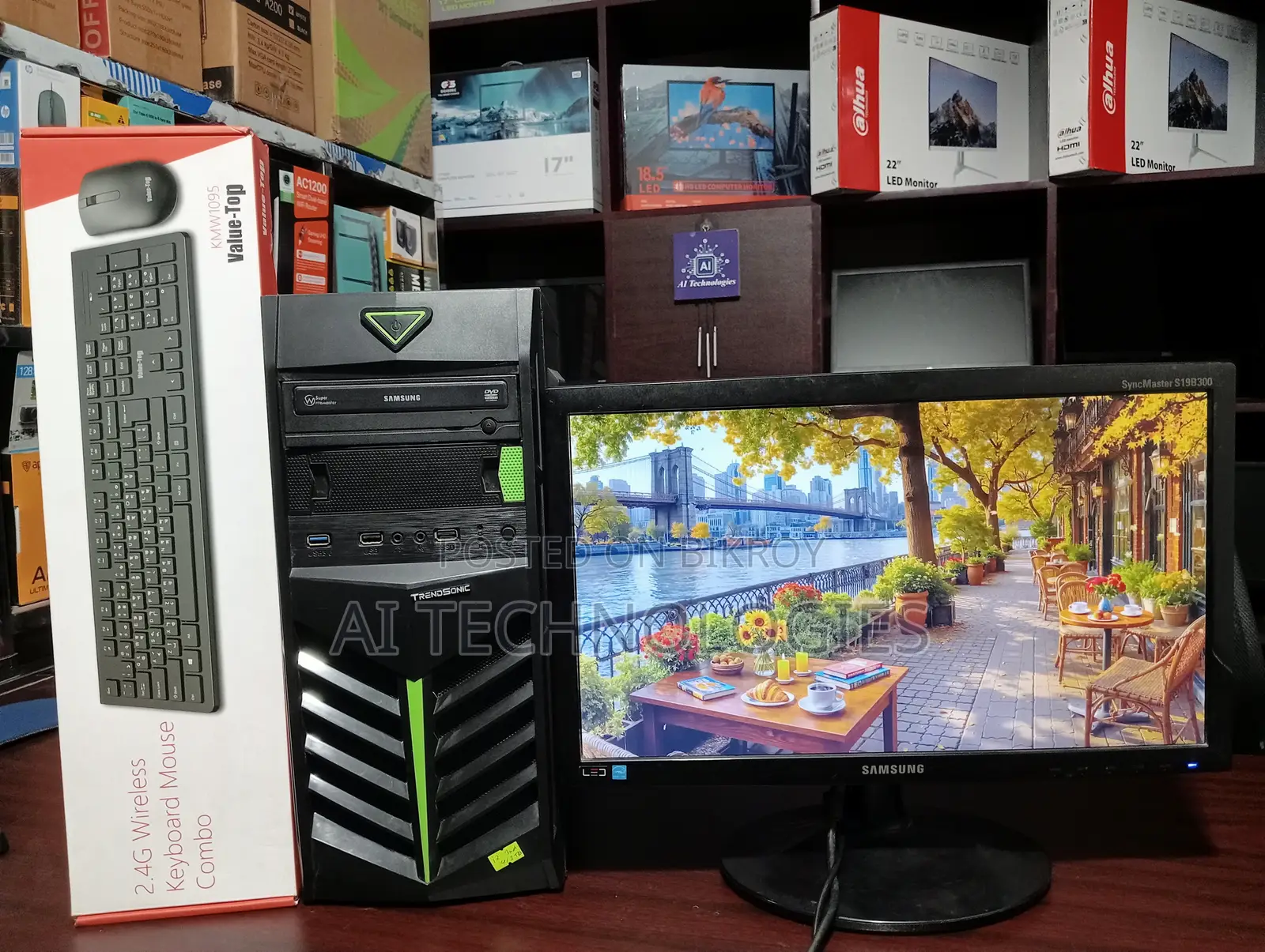 Desktop Computer Gigabyte 4GB Intel Core i7 HDD 500GB