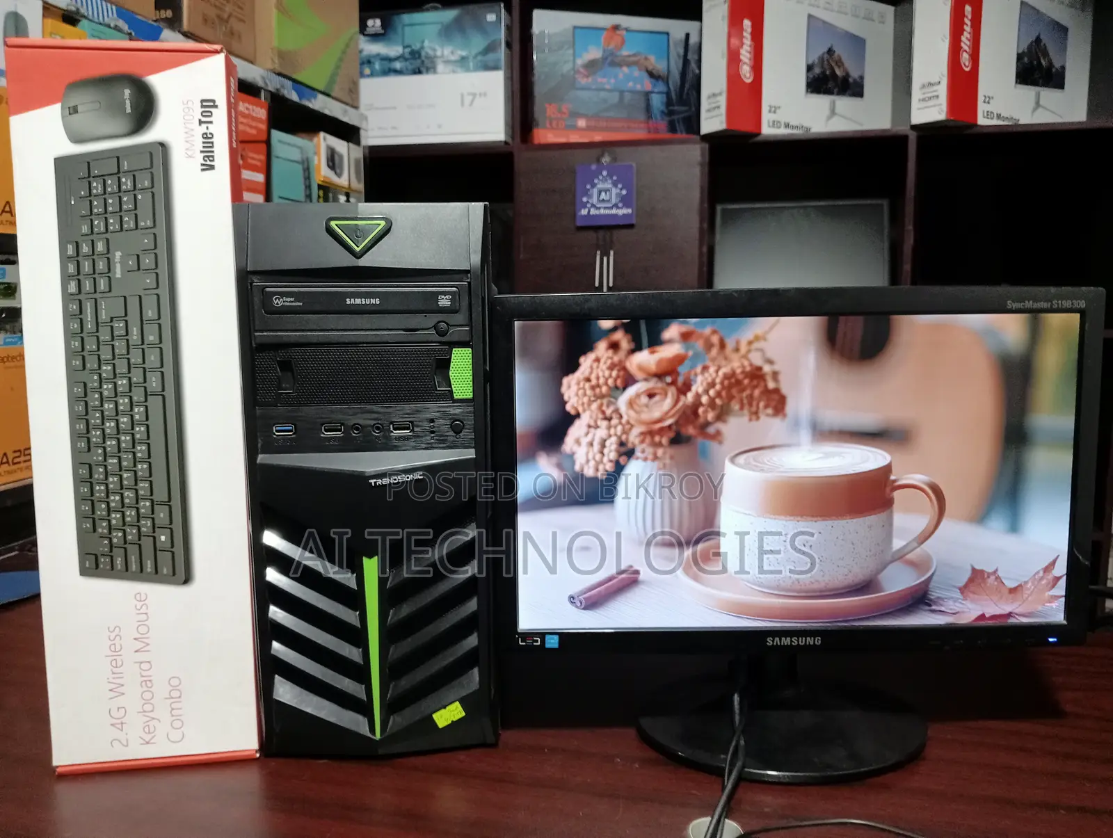 Desktop Computer Gigabyte 4GB Intel Core i7 HDD 500GB