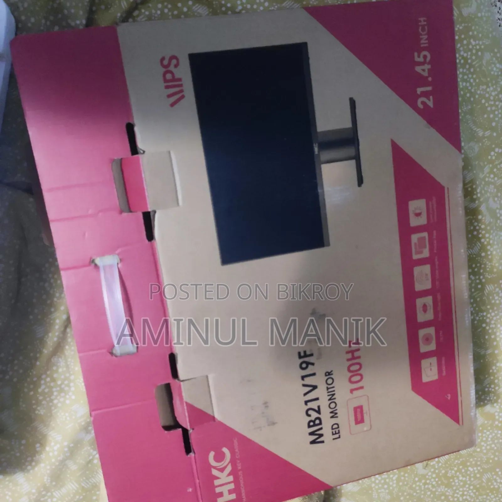 1 month used monitor for sale