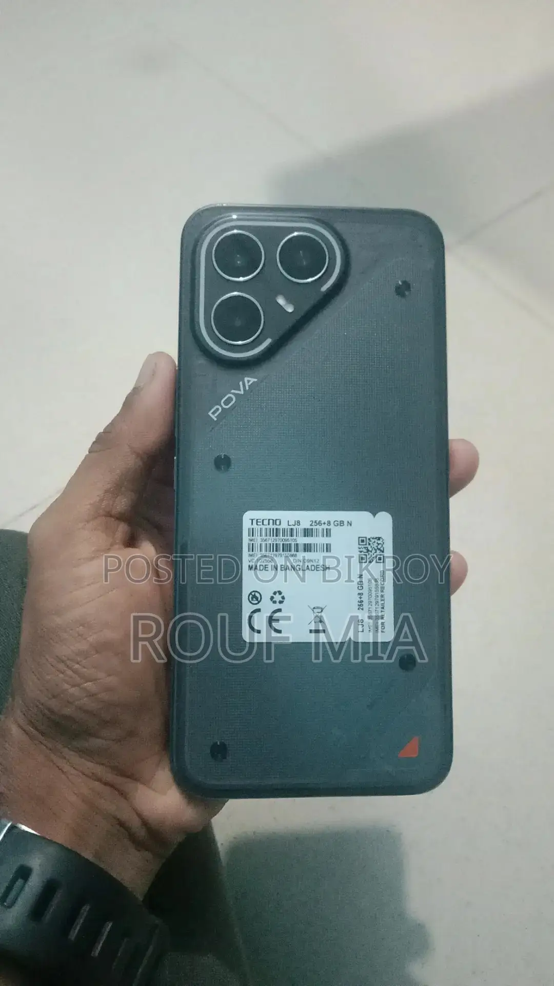 Tecno Pova 7 Pro 5G 256 GB Black