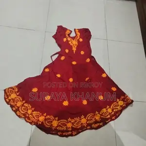 Indian Handmade Orbit Voile Fabric Dress With Cotton Designs Only 600