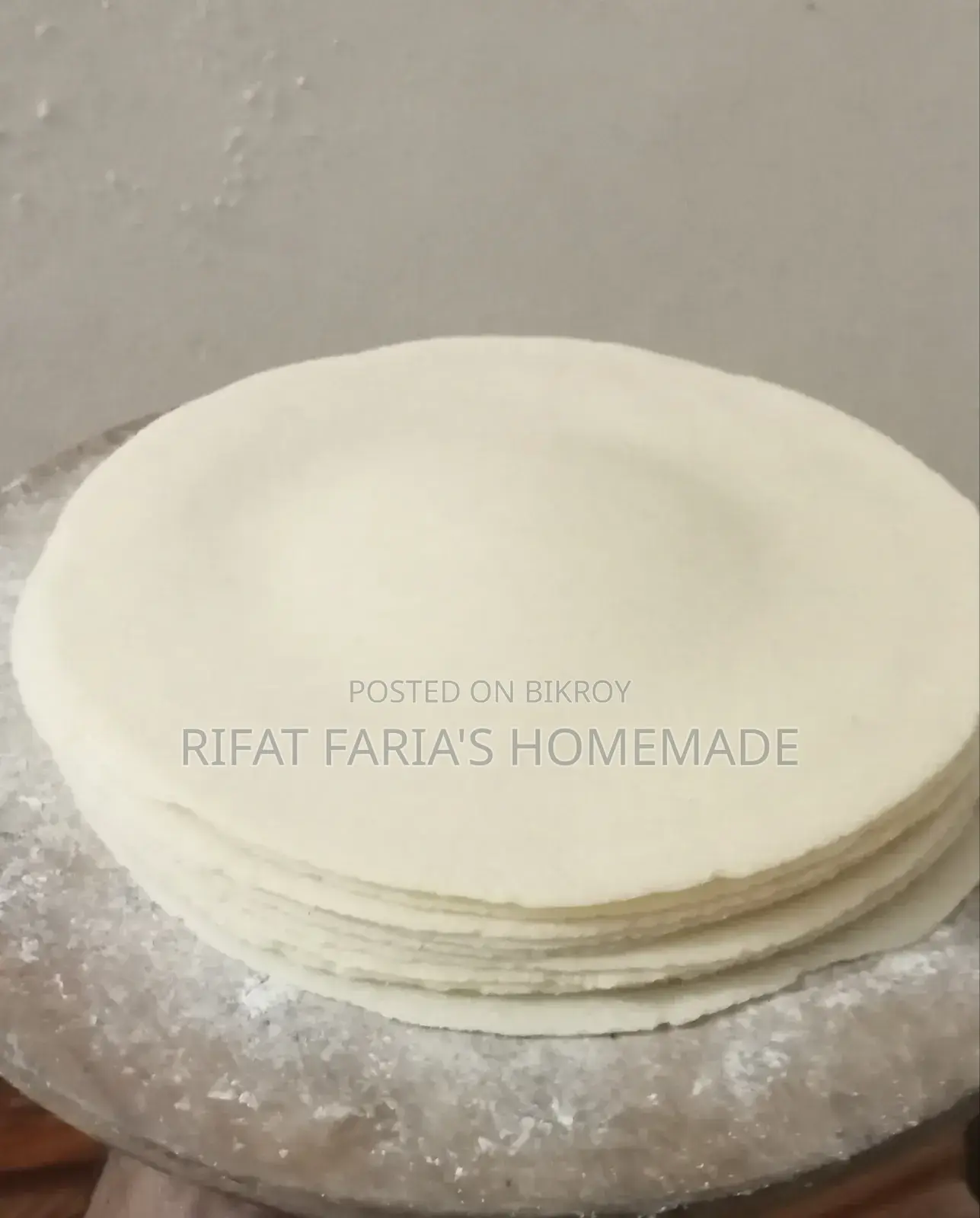 Homemade Instant Roti (Home-made white flour and red flour roti)