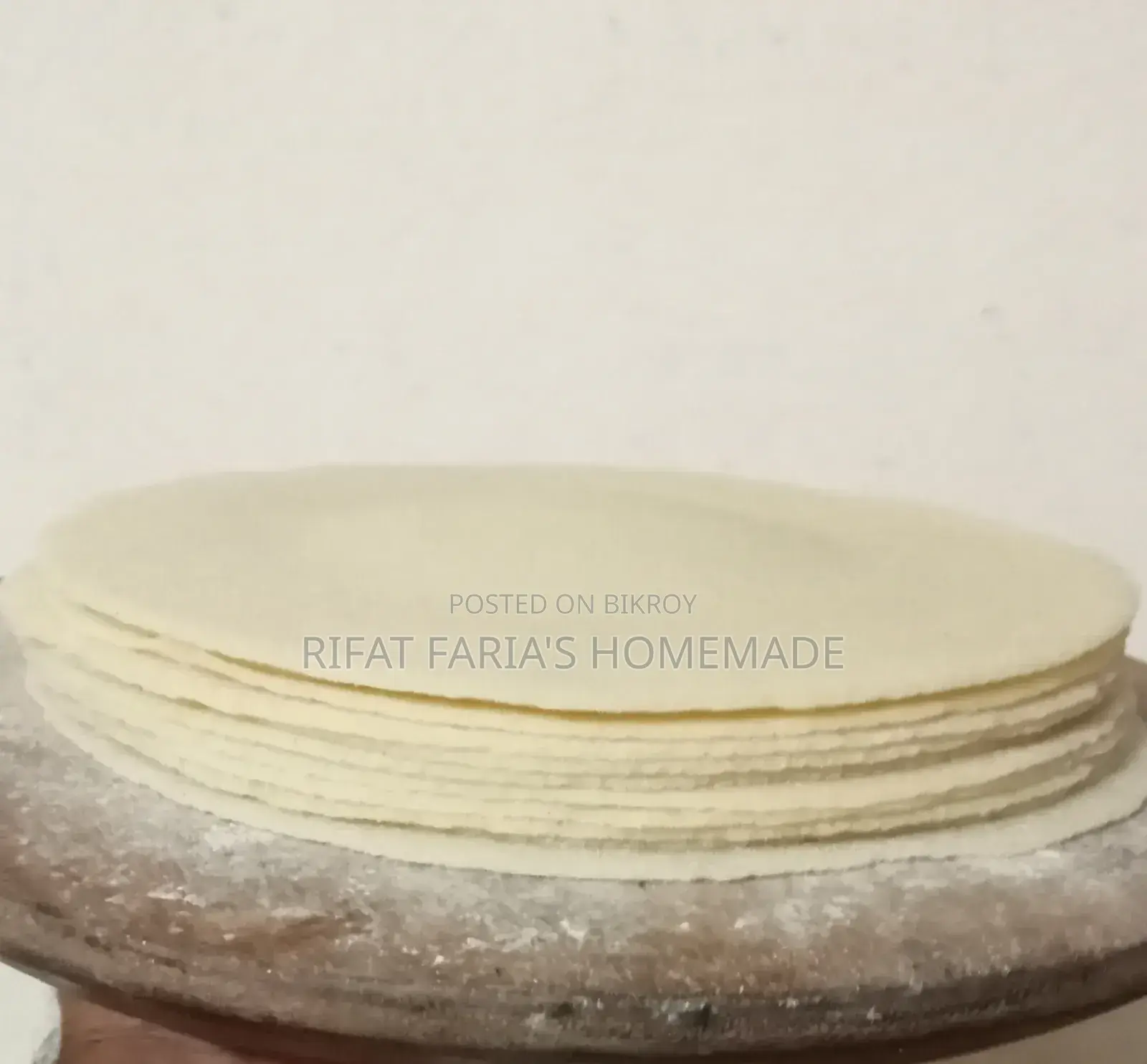 Homemade Instant Roti (Home-made white flour and red flour roti)