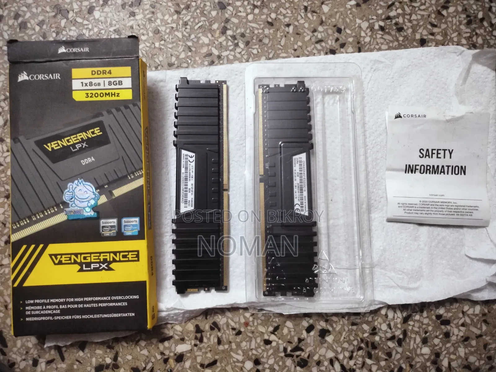 8x2 GB RAM for Sell DDR4 3200MHz