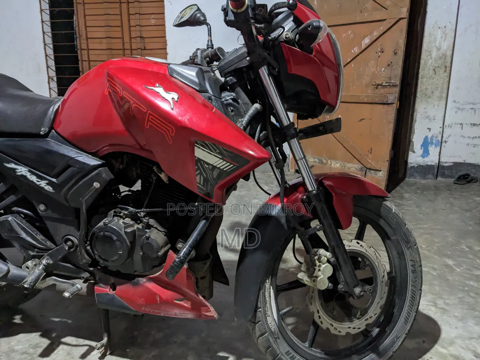 TVS Apache RTR 160 2V 2017 Red