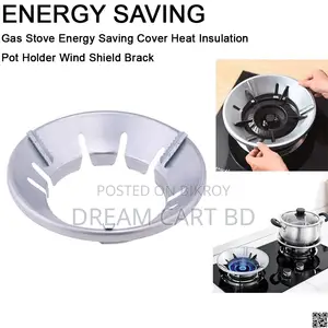 2PCS Gas Stove Energy Saver Cover Ring Stand