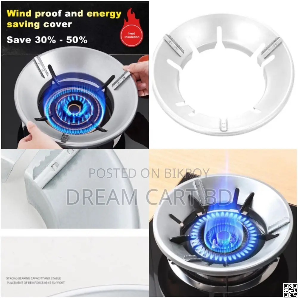 2PCS Gas Stove Energy Saver Cover Ring Stand