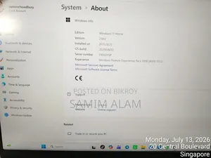 ল্যাপটপ লেনোভো ইয়োগা সেভেন আই ১৬জিবি এএমডি রাইজেন ৭ এসএসডি ৫১২জিবি